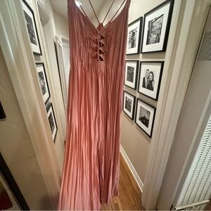 Lush Blush Pink Maxi Dress